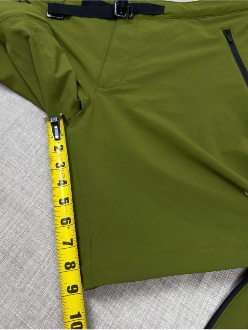 The North Face FlashDry XD Convertible Pants XL Green Zip Off Hiking Outdoor